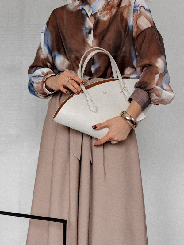 KOSZULA JOYCE CZEKOLADOWA - TENCEL 2