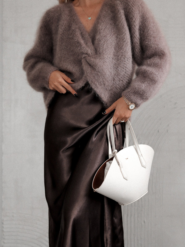 SWETER Z MOHEREM RUSTIC ECHOES TAUPE 6
