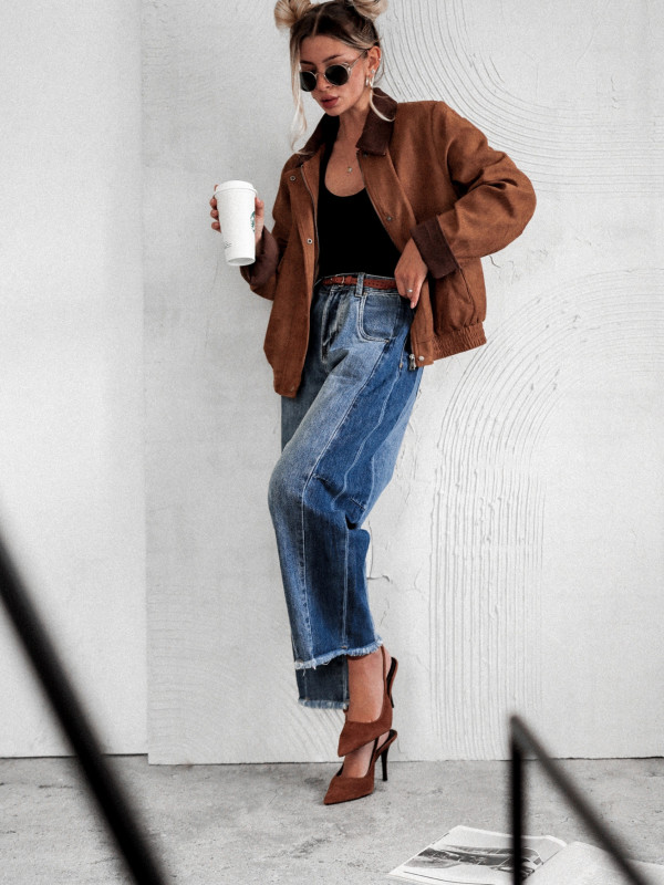 SPODNIE DENIM DAVOS LINES O KROJU BALLOON 1