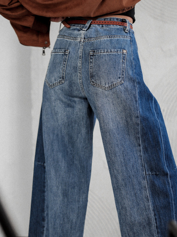 SPODNIE DENIM DAVOS LINES O KROJU BALLOON 3