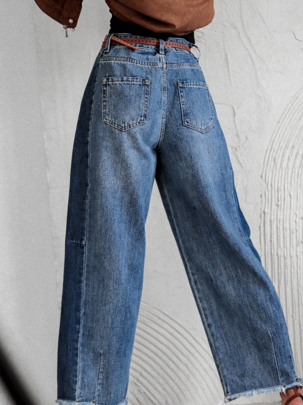 SPODNIE DENIM DAVOS LINES O KROJU BALLOON 4