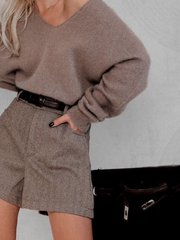 SWETER REBEL SOFTNESS - KID MOHER TAUPE 3